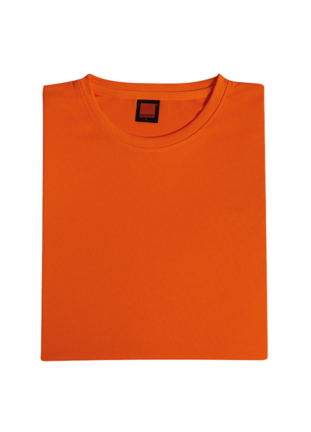 Quick Dry Plain Round Neck T-shirt OREN SPORT QD0407 160GSM- Orange