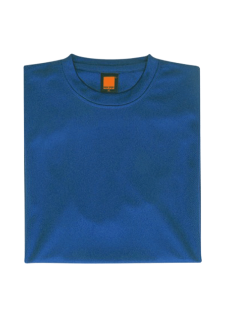 Quick Dry Plain Round Neck T-shirt OREN SPORT QD0408 160GSM - Royal
