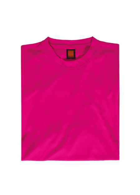 Quick Dry Plain Round Neck T-shirt OREN SPORT QD0426 160GSM - Magenta