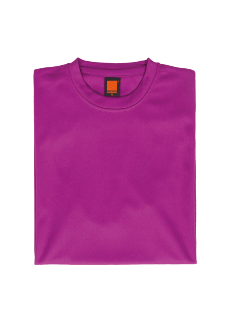 Quick Dry Plain Round Neck T-shirt OREN SPORT QD0430 160GSM - Dark Purple