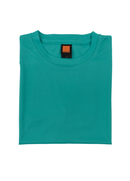 Quick Dry Plain Round Neck T-shirt OREN SPORT QD0473 160GSM - Emerald