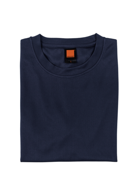 Quick Dry Plain Round Neck T-shirt OREN SPORT QD0478 160GSM - Navy Pro