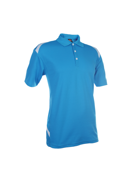 Quick Dry Microfibre Collar OREN SPORT QD3428 - Sea Blue/ White