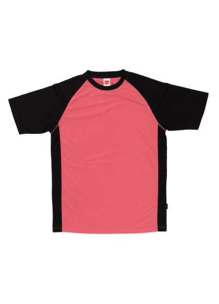 Quick Dry Round Neck OREN SPORT QD3644140GSM - Peach/ Black