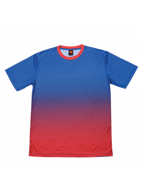 Quick Dry Round Neck QD43 150GSM - Royal/ Red
