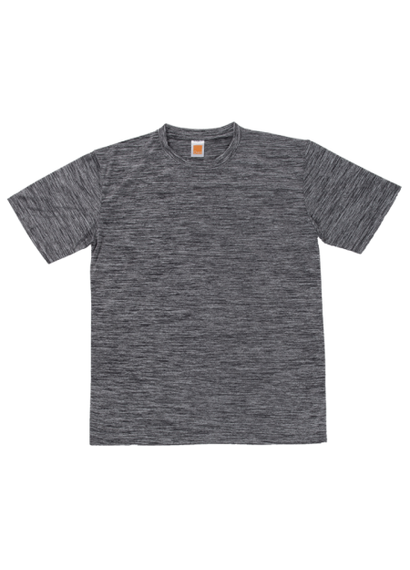 100% Cationic Polyester Quick Dry Round Neck QD5060 150GSM - Grey