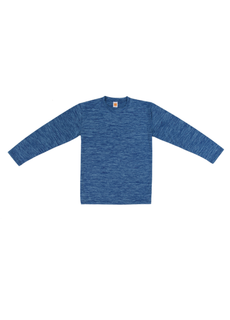 100% Cationic Polyester Quick Dry Round Neck Long Sleeve QD5108 150GSM - Royal