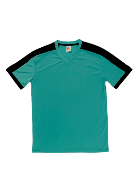 Quick Dry Round Neck QD52 150GSM - Emerald/ Navy