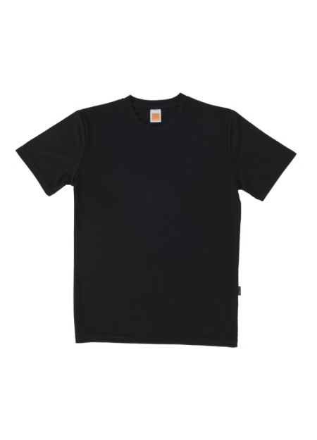 Quick Dry Microfiber Plain T-shirt 150g QD5602 - Black