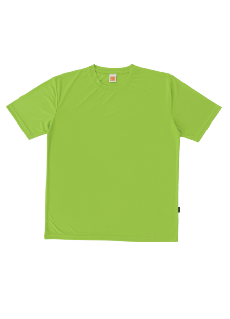 Quick Dry Microfiber Plain T-shirt 150g QD5613 - Lime Green
