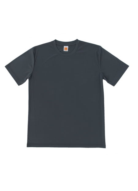 Quick Dry Microfiber Plain T-shirt 150g QD5624 - Dark Grey