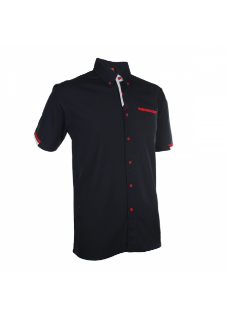 Corporate Uniform F126 - Navy/ White/ Red