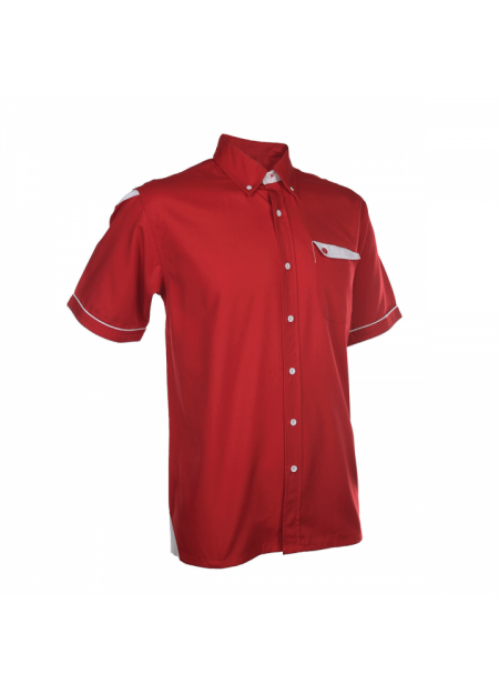 Corporate Uniform F128 - Red/ White