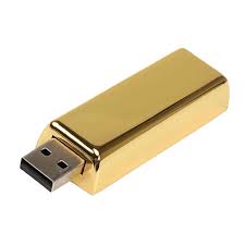 Gold Bar USB Flash Drive