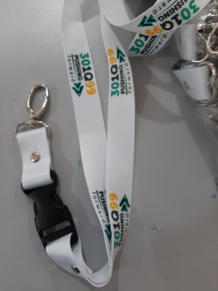 Silk Screen Printing on lanyard With Buckle