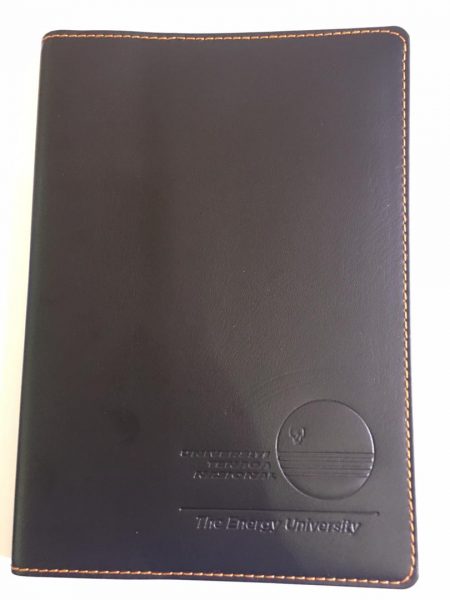 Logo Debossing on Notebook