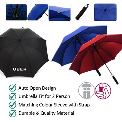 27" Auto Open Golf  Umbrella