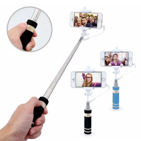 Mini Selfie Stick with Wired