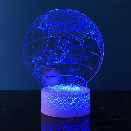 Acrylic LED Lighting Trophy 5074