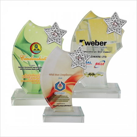 Exclusive Crystal Glass Star Awards 8198