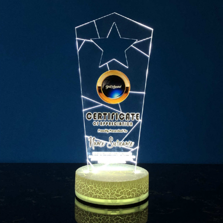 Acrylic LED Lighting Trophy 5061