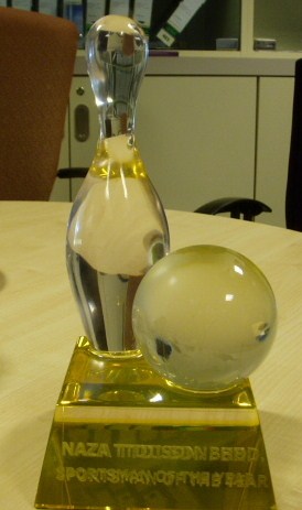 Acrylic Bowling Trophy