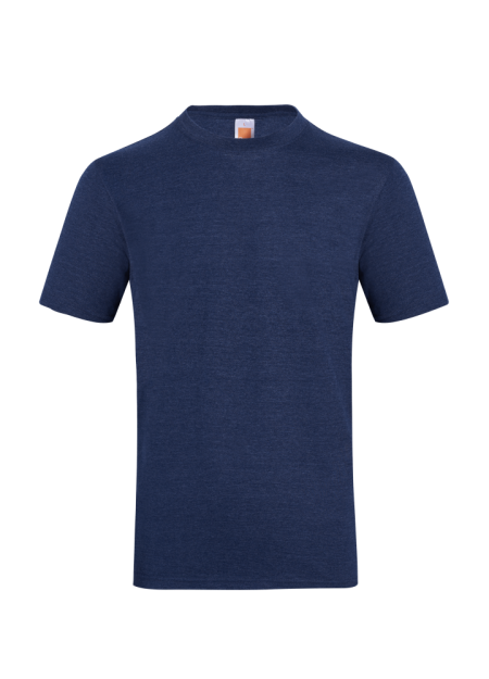 100% COTTON ROUND NECK PLAIN T-SHIRT CT5158 160GSM – DARK BLUE MELANGE