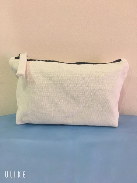 Canvas Zipper Pouch 12oz - 13cm(H) x21.5cm(W) x4cm(Base)