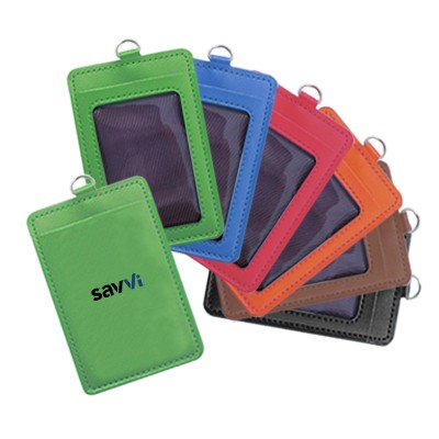 Leather Slim ID Tag Holder