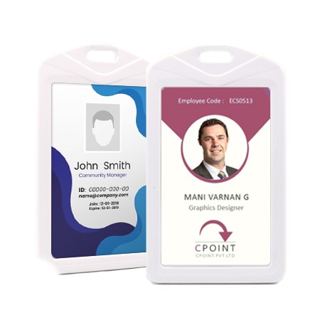 Slide Up ID Tag Holder