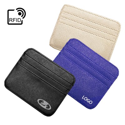 RFID Genuine Leather Card Holder
