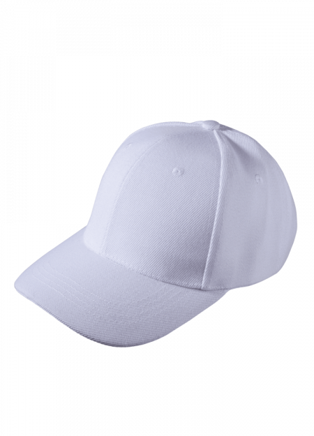 Kid Size Baseball 6 Panel Cap CP2400 - White