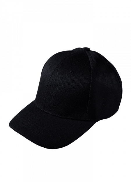 KID SIZE BASEBALL 6 PANEL CAP CP2402 – BLACK