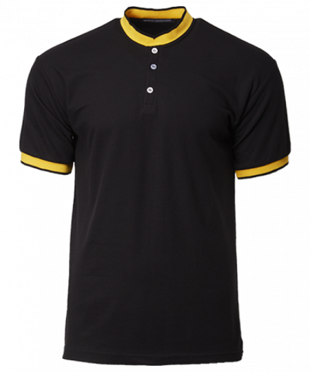 Polo Tee North Harbour York Polo NHB2201 - Black / Gold