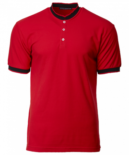 Polo Tee North Harbour York Polo NHB2202 - Red / Black