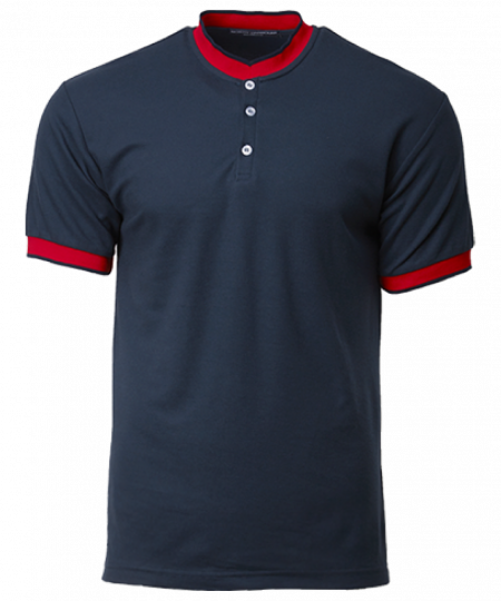 Polo Tee North Harbour York Polo NHB2203 - Navy / Red