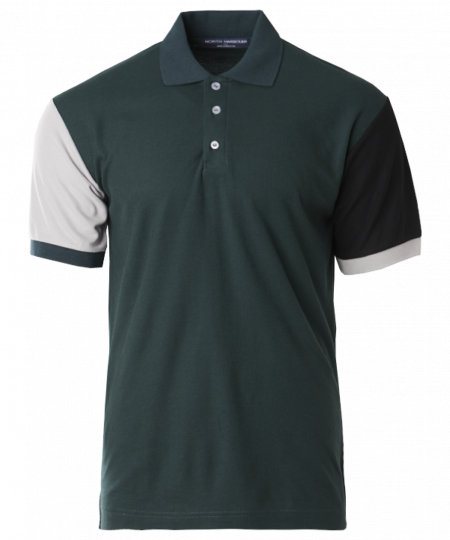 Polo Tee North Harbour Murphy Polo NHB2307 - Forest Green / Charcoal / Black