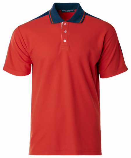 Polo Tee North Harbour Muller Polo NHB2503 - Red / Navy