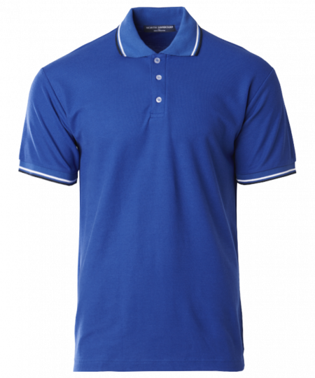 Polo Tee North Harbour Saffron NHB2704 - Royal / White / Navy