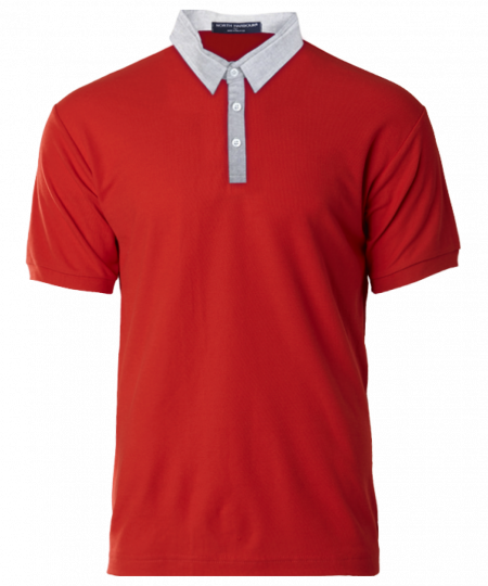 Polo Tee North Harbour Glance Polo NHB2802 - Red / Charcoal