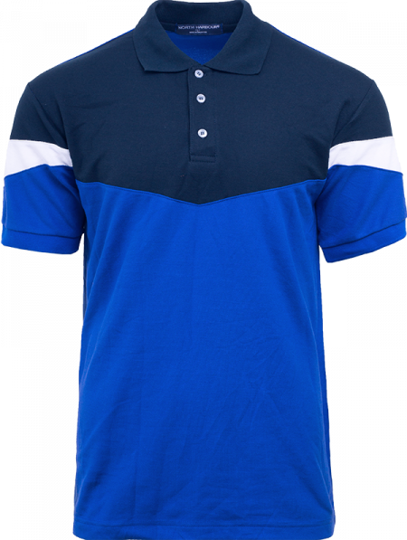 Polo Tee North Harbour Adley Polo NHB2904 - Navy / Royal / White