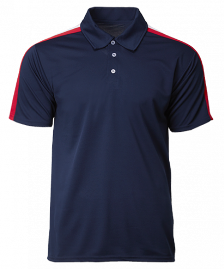 Polo Tee CrossRunner Racer CRP1601 - Navy / Red / White