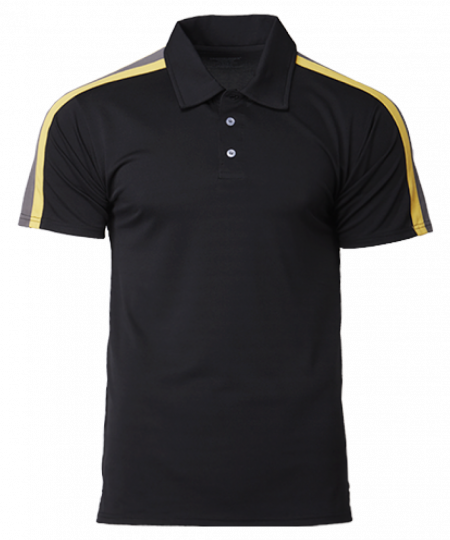 Polo Tee CrossRunner Racer CRP1605 - Black / Daisy / Charcoal