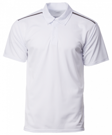 Polo Tee CrossRunner Ocean Polo CRP2501 - White / Charcoal
