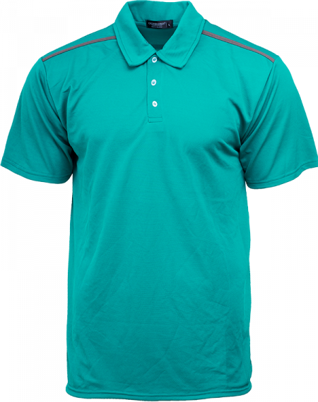 Polo Tee CrossRunner Ocean Polo CRP2506 - Jade Dome / Charcoal