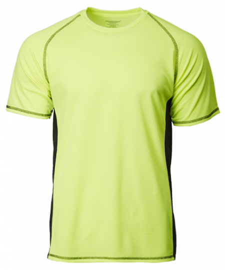 CrossRunner Storm Tee CRR1102 - Neon Green / Black