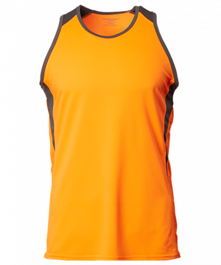 CrossRunner Flex Running Vest CRV 1601 - Neon Orange / Charcoal