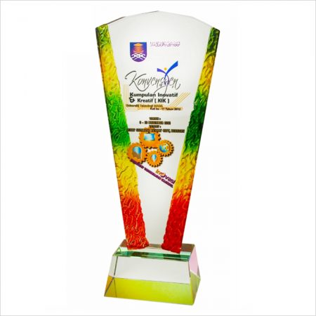 Liuli Crystal Trophy 3019