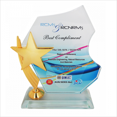 Crystal Star Plaque 3028