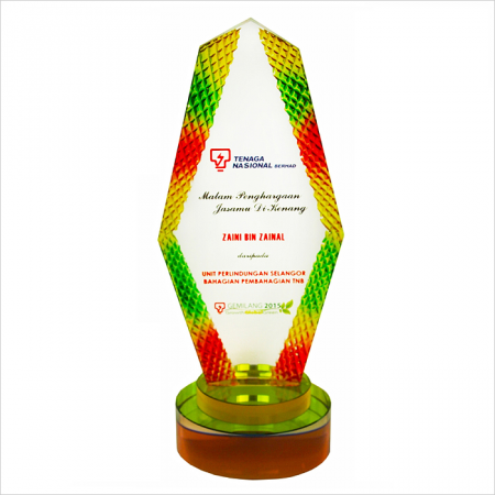 Liuli Crystal Trophy 3020
